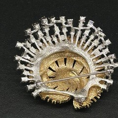 Lot Of 5 Vintage Brooches, Four With Missing Rhinestones & One With Broken Clasp