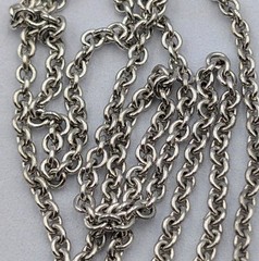 Speidel Vintage Sterling Silver 1.5 mm Cable Link Chain 925 Necklace – 17.75″