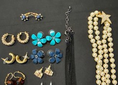 Large Lot Vintage Costume Jewelry Napier Monet Trifari Joan Rivers Heidi Klum ++