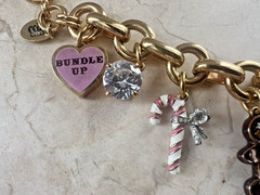Vintage Limited Edition 2007 Juicy Couture Holiday Themed Charm Bracelet
