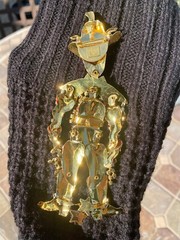 RARE Lunch At The Ritz Collectible Brooch Pendant Billy The Chili Western