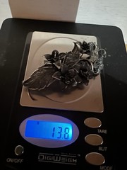 Antique Ornate 900 Silver Filigree Flower and Leaf Large 3.25” Brooch Signed