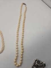 Vintage Faux Pearl Necklace Lot Mixed Styles Statement & Classic Costume Jewelry