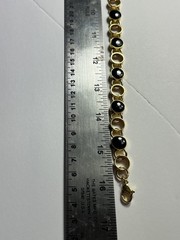 VTG Jewelry Gold Tone Earrings Watch Bracelets Liz Claiborne Neckace Pin READ