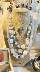 Vintage/Estate/Modern Jewelry Lot 40+piece, Natural Stone/MOP/Abalone