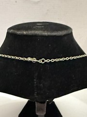 Vintage Baltic Amber Filigree Pendant Silver Tone Necklace