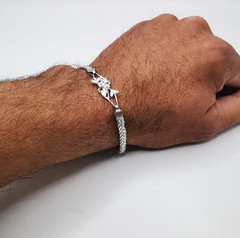 Vintage Very Beautiful Bracelet Jewelry,925 Sterling Silver,Handmade,seal, 8,17g