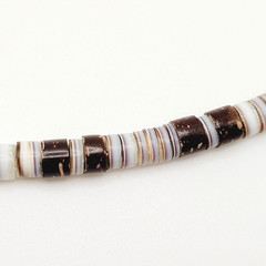 Southwestern USA Heishi Olive Shell Turquoise Stone Center Handcrafted Necklace