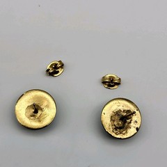 Beautiful Vintage Cloisonne Enamel Pierced Post Gold Filled Stud Earrings