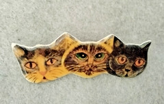 Handmade Cat Brooch (124 – 1837)
