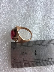 Rings silver 875 gold Plated Russian Soviet Silver vintage USSR old
