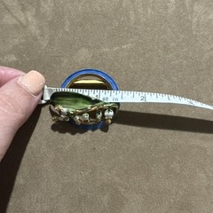 Sandor Vintage Rare Lilly Of The Valley Enamel Brooch EUC So Realistic! Signed