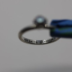 Pearl Gemstone Ring Sterling Silver
