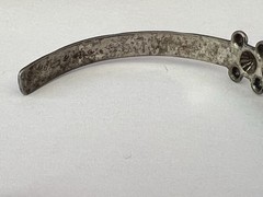Vintage Nickel Silver – NAVAJO Signed SANFORD Stamped Cuff Adjustable Bracelet