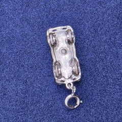 Vintage Monet Bracelet Charms Oldie Sports Car Roadster & Sewing Thimble