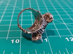 Vintage G&S Eagle Head Claws Wild & Free Mens Ring SIze 8