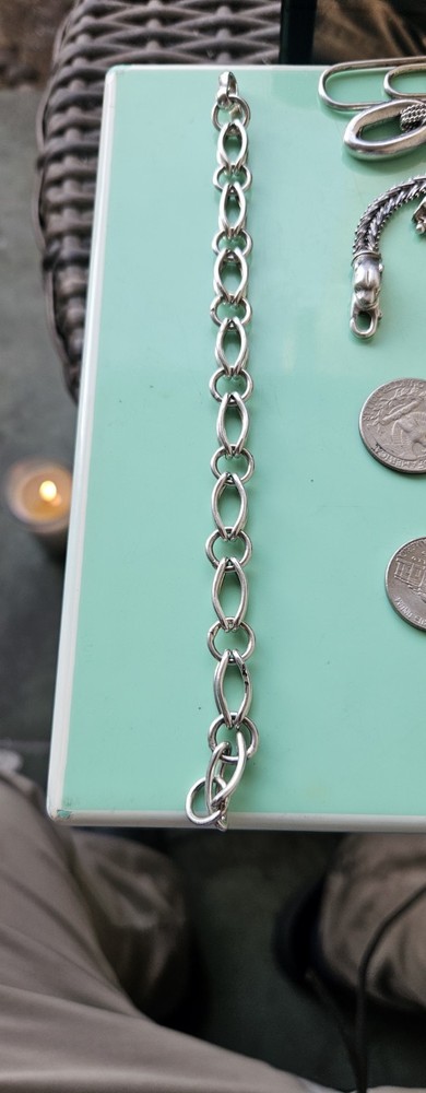 Vintage 925 Sterling Silver Bracelet 7 Inches