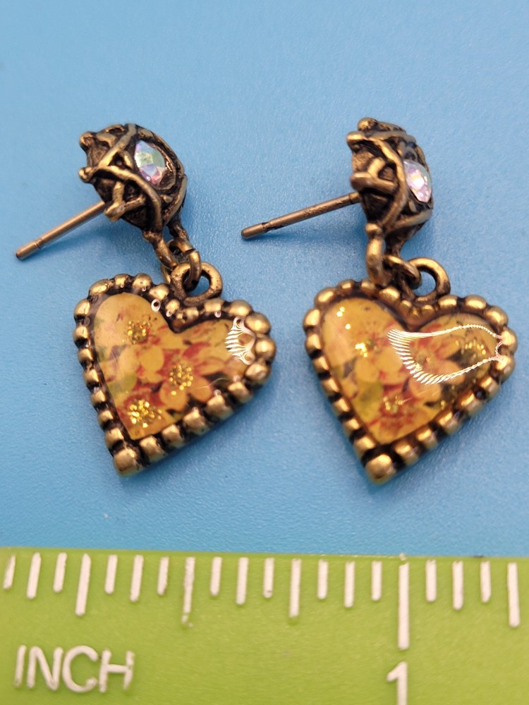 Maximal Art John Wind Earrings NO BACKS Vintage Gold
