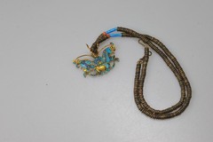 VTG late 60’s HTF Laurel Burch Necklace tian tsui inspired Butterfly bead bug