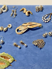 Vtg to Now Gold & Silver Tone Enameled Post Dangle Drop Earrings Lot 23 Pairs