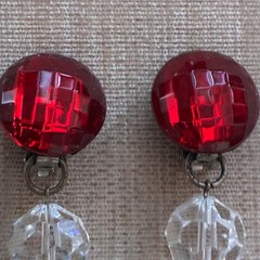 Vintage Statement Drop Clip-On Earrings