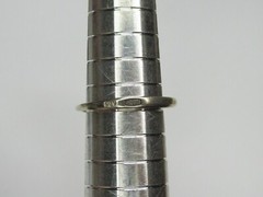 Vintage USSR sterling silver ring 875 star, nephritis, 2,57 gr, ring size 6,5.