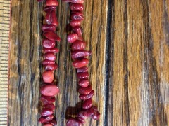 Antique Hand Knotted Red Coral Necklace