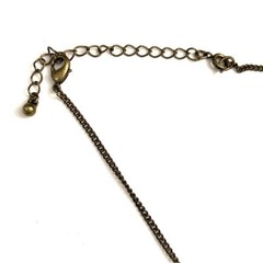 Vintage Tigers Eye Wire Wrapped Pendant Necklace
