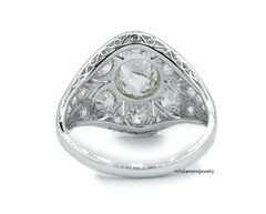 Fancy Intense White Brilliant Cut 2.89CT Lab-Created Diamonds Flower Design FN