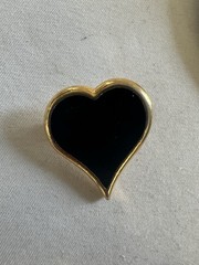 Lot Of Heart-shaped Jewelry Pendant Brooch Keychain Enamel Rhinestone Pearl