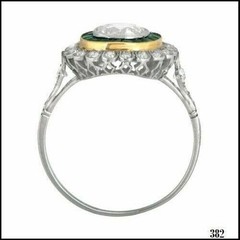 White Diamond 3.60 Ct Art Deco Vintage Wedding Ring 925 Sterling Silver