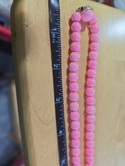 Mod Bubblegum Pink Statement Necklace Mid-Century Modern Kitsch
