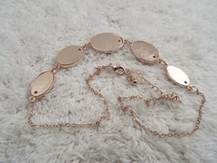 Rose-Goldtone Link Chain Necklace (C41)