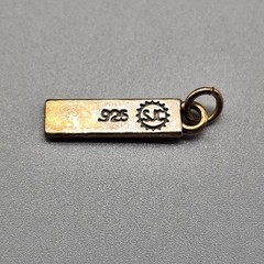 Vtg Sterling Running Bracelet Charm Gotta Run 925 Silver SJC Marathon Sundancer