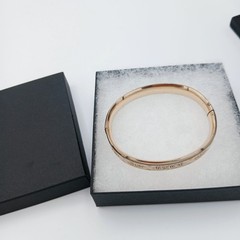 Antique ~ J.M.F. & Co. Monogramed Gold Filled Hinged Bangle Bracelet