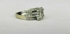 Princess Cut Lab Created Diamond Valentine’s Special 14Ct White Gold Finish Ring