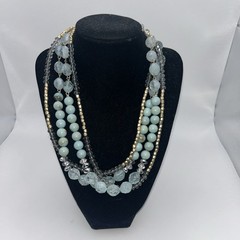 Vintage 18in Chico’s Four Strand charm Necklace