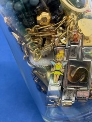 Mystery Estate Costume Jewelry Jar Mixed Lot All Wearable