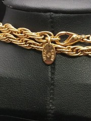 Irwin Pearl Vintage gold tone 28-in Rope Chain Design Necklace