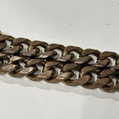 Rodrigo Otazu Orange Yellow Brown Rhinestone Double Chain Bracelet Signed RARE