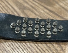 Leather Studded Armor Bracelet Vintage – A2000