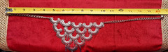 Vintage Sarah Coventry Charisma Silver-tone Bib Dangle Chandelier Necklace 1970