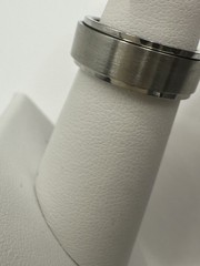 Silver Tone Spinner Band Ring W/“Bright” Engraved On The Inside Size 6