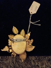 Women’s Floral Bouquet Brass And Copper Handmade Brooch
