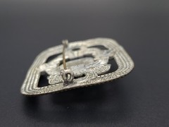 Vintage Max Neiger Egyptian Revival Pharaoh Brooch Czech Art Deco Pin