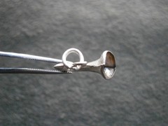 European Post Horn Hunting Horn Vintage 800 Silver Bracelet Charm Pendant