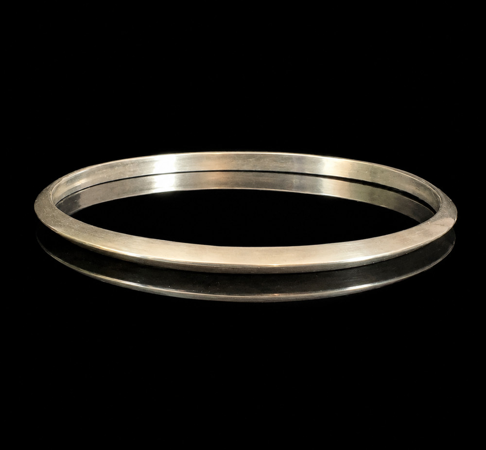 Erling Christoffersen Scandinavian Sterling Silver Bangle Bracelet Norway 15.2g