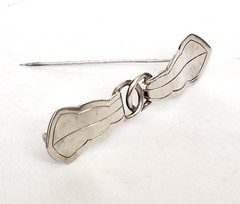 Vintage Brooch 835 Silver THEODOR KLOTZ Pforzheim “TEKA” Z813