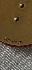 Vintage 10KT 1/10 Gold Filled GE Women’s 7 In. Retirement Bracelet, Red Stone