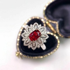 2.50Ct Art Deco Style Lab Created Diamond Anniversary 14k White Gold Finish Ring